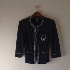 White& Black Womens Sweater